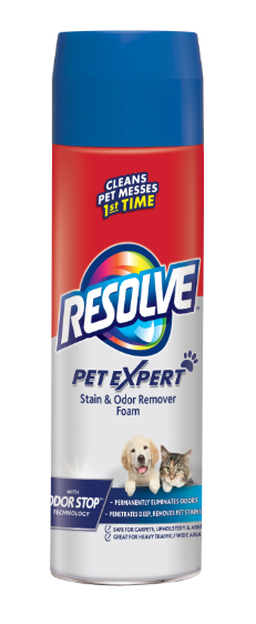 RESOLVE® Pet Expert Stain & Odor Remover Foam (Discontinued)